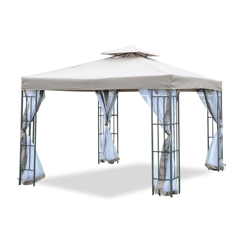 Dual Tier Up Tent Accessory with vanlig Edge Polyester UV30 Beskyttelse Vannbestandig for utendørs terrasse bakgård Garden Lawn Sun Shade