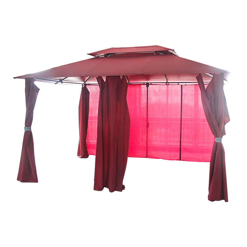Gazebo Tent Outdoor Pop Up Gazebo Canopy Shelter med myggnetting