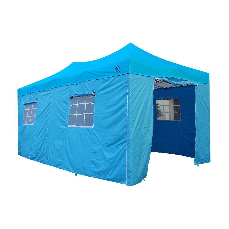 300G Polyester PVC belagt aluminiumsramme Foldet lysthus 300G Polyester PVC belagt aluminiumsramme Foldet lysthus