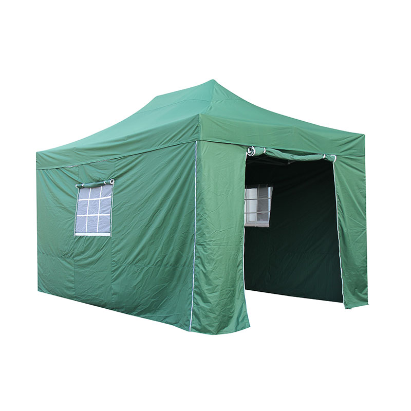 300G Polyester PVC belagt aluminiumsramme Foldet lysthus 300G Polyester PVC belagt aluminiumsramme Foldet lysthus