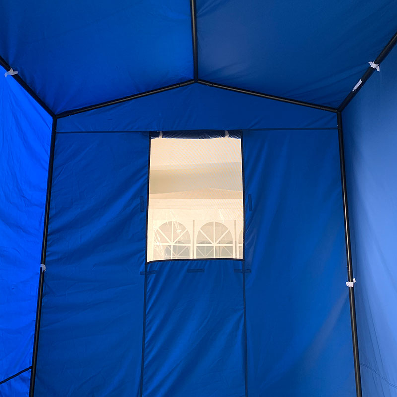 Sammenleggbar telt pro struktur serie 50mm aluminium + 4 dobbeltsider pvc 520g/m² tarp for profesjonelle behov eller daglig bruk blå